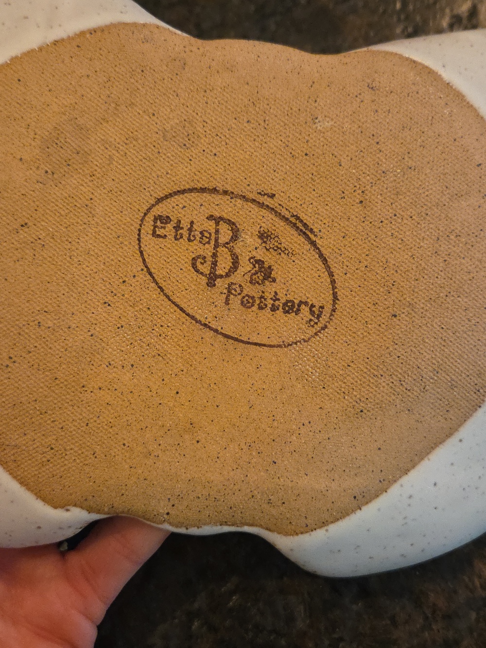 Etta B Pottery Butterfly Plate - Picture 2 of 3